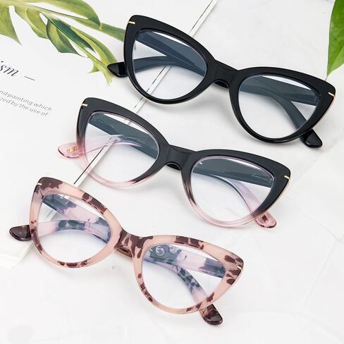 MMOWW Cat Eye Reading Glasses Fashion Cute Reader for Women in Saudi Arabia