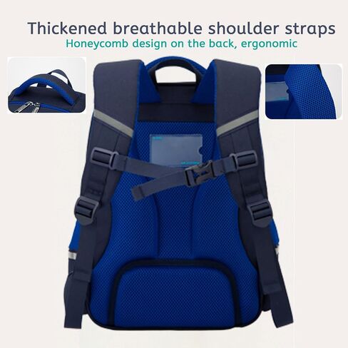 Kids Backpack Boys, Backpacks for School Ages 6-8 with Keychains for Travel Daypack Mochilas Escolares Para Niños (School Bag Blue) in Saudi Arabia