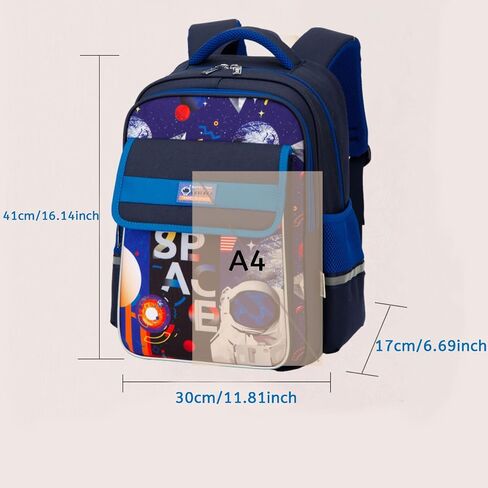 Kids Backpack Boys, Backpacks for School Ages 6-8 with Keychains for Travel Daypack Mochilas Escolares Para Niños (School Bag Blue) in Saudi Arabia