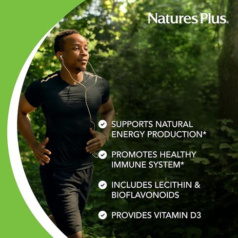 Natures Plus الفيتامينات المتعددة القابلة للمضغ للبالغين - 180 قرصًا نباتيًا - نكهة الأناناس - مكمل غذائي طبيعي كامل للصحة العامة والطاقة - خالي من الغلوتين - 180 وجبة in Saudi Arabia