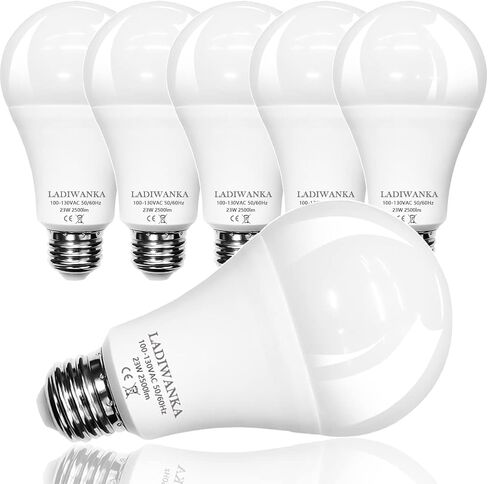 150 Watt Led Bulb, 2500LM Bright Led Light Bulbs, 23W Daylight White 5000K, A21 Led Light Bulb, E26 Standard Base Non-Dimmable,2 Pack in Saudi Arabia