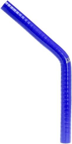 HPS HTSEC45-100-L10-BLK High Temp 4-ply Reinforced Silicone 45 Degree Elbow Coupler Hose, 100 psi Maximum Pressure, 10" Leg Length on each side, 1" ID, Black in Saudi Arabia