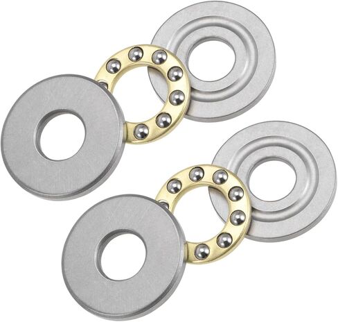 2pcs F8-22M Thrust Ball Bearing - [8mm x 22mm x 7mm] Chrome Steel Miniature Thrust Bearing with Washer for Machine Tool Use in Saudi Arabia