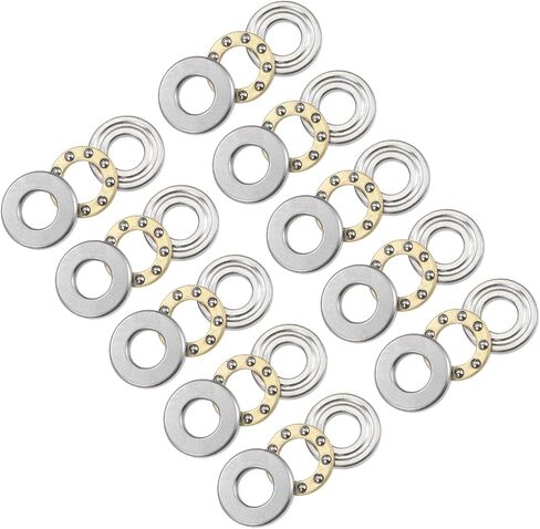 2pcs F8-22M Thrust Ball Bearing - [8mm x 22mm x 7mm] Chrome Steel Miniature Thrust Bearing with Washer for Machine Tool Use in Saudi Arabia