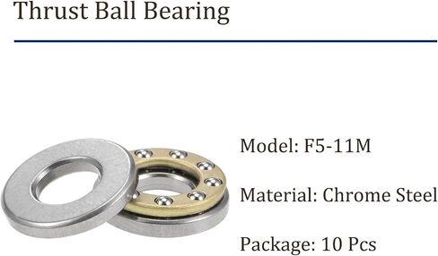 2pcs F8-22M Thrust Ball Bearing - [8mm x 22mm x 7mm] Chrome Steel Miniature Thrust Bearing with Washer for Machine Tool Use in Saudi Arabia