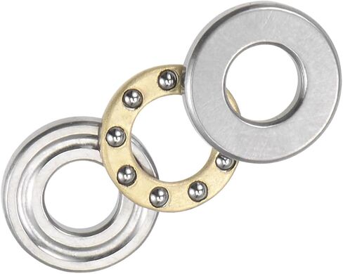 2pcs F8-22M Thrust Ball Bearing - [8mm x 22mm x 7mm] Chrome Steel Miniature Thrust Bearing with Washer for Machine Tool Use in Saudi Arabia