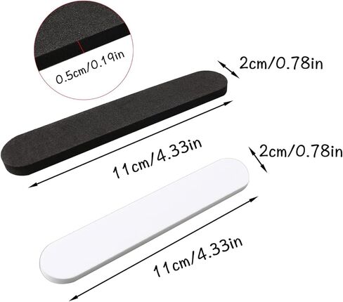 30 قطعة من حجم القبعة، شريط تقليل الرغوة لعصابة رأس القبعات (أسود وأبيض) in Kuwait