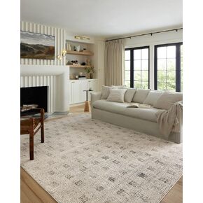 Loloi II Kamala Collection KAM-01 Grey/Graphite 2'-7" x 10'-0" Runner Rug