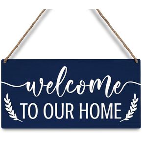 JXREQ Welcome Porch Sign Front Door Decor Wooden Hanging Wall Decor, Front Back Porch Patio Decoration Deck Bar Garden Backyard Decor, Porch Therapy Session in Progress Sign, 12x6 Inch