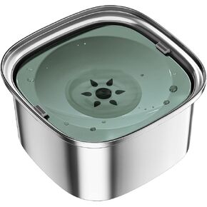 UPSKY Stainless Steel Dog Bowl Large Capacity Dog Food Bowl, Metal Dog Water Bowl Anti-Slip Pet Feeding Dish for Small Medium Large Dogs Indoor Outdoor