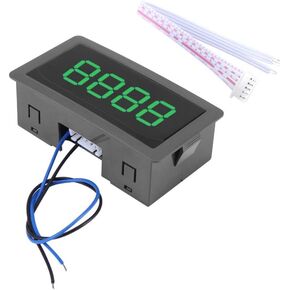DC 8-24V Digital LED Counter Panel Meter 4 Digit Up/Down Panel Counter Meter Plus/Minus Counter Panel Totalizer 0-9999 (Green)
