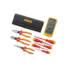 Fluke 87V Multimeter + Hand Tool Starter Kit Bundle