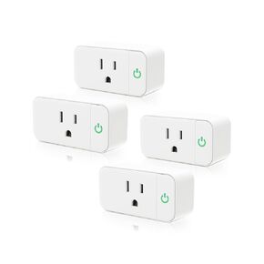 Mini Smart Plug, Smart Plugs That Work with Alexa and Google Home, 15A Smart Outlets with Timer & Group Controller, Timer, Schedule, Easy Setup, No Hub Required, ETL&FCC Certified, 2 Pack