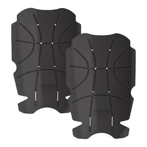 Knee Pad Inserts for Work Pants/Bibs, Uniforms, and Tactical Pants, Breathable Knee Pads Inserts for Construction, Flooring, and Garage, Black, 11.5''×7.9''×0.45'' 1 Pair