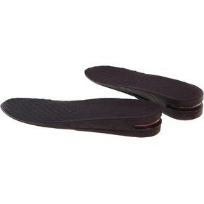 Full Length 2 inches (3cm) 2-Layer Shoe Insoles Air Cushion for Men Height Increase Taller Heel Lift Kit Foot Care