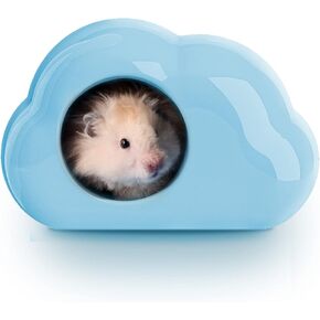 BUCATSTATE Ceramic Hamster Hideout, Castle Shape Hamster House and Cool Nest for Dwarf Hamster Gerbil Mice Golden Bear and Other Small Pets