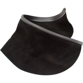 Koike Leather Welding Helmet Neck Protector, Press-Fit Seal, Long-Design, Cut-to-Size