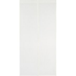 White Linen 100% Doorway Curtain (W33.5 xH66.9) Japanese noren Tapestry (L78.7 x W33.4)