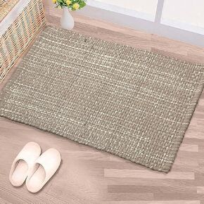 Chardin home Blue & White Reversible Runner Rug, 2x5 feet Machine Washable Cotton Rug, Perfect for hallways, stairwell, Kitchen Bedroom
