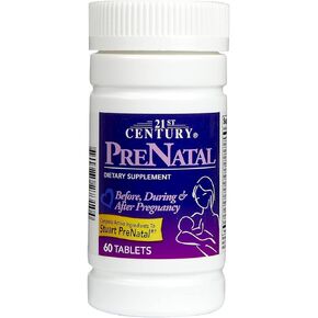 21st Century Vitamins PreNatal Multivitamin Tabs, 60 ct
