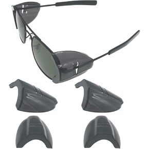 Glasses Side Shields, Slip on Side Shields, L Size Fits Medium to Large, M Size Fits Small to Medium Eyeglasses Frames