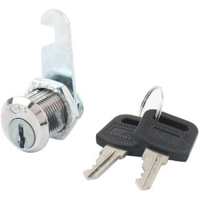 uxcell Stainless Steel Office Furniture Cupboard Desk Drawer Desktop Cam Mailbox Lock