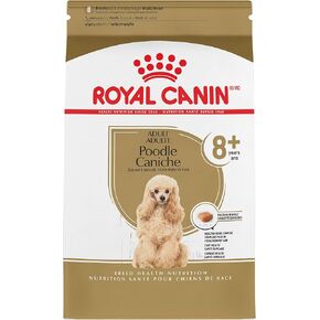 Royal Canin Breed Health Nutrition Poodle Caniche 8+ Adult Dry Dog Food, 3 lb bag