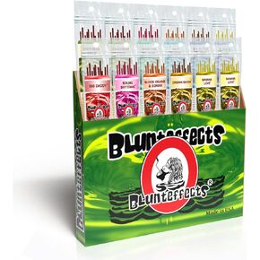 Blunteffects Hand Dipped Incense Sticks - 15 Assorted scents 12 Perfume Wands Each Pack - 180 11" Sticks