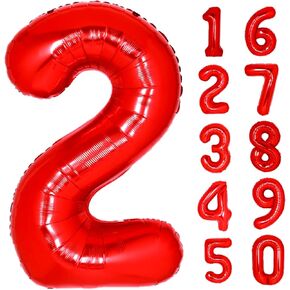 Number Balloon Red-2 in Kuwait