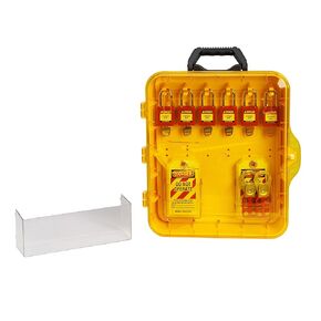 BRADY Lockout Tagout Station with Loto Devices. Lock Out Tag Out Kit Board Includes 6 Keyed Different Safety Lock Set, 2 Hasps for Padlocks. 10 Do Not Operate Tags for Lockout Safety Supply - 153681