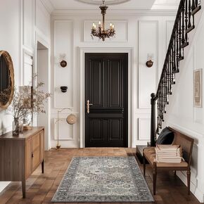 EVERGRACE Moroccan Area Rug 3x5, Soft Fuzzy Boho Faux Wool Rugs Washable Anti Slip Small Carpet Rug for Entryway Bedroom Living Room Hallway Kitchen Dining Room and Laundry Room, Cream in Kuwait