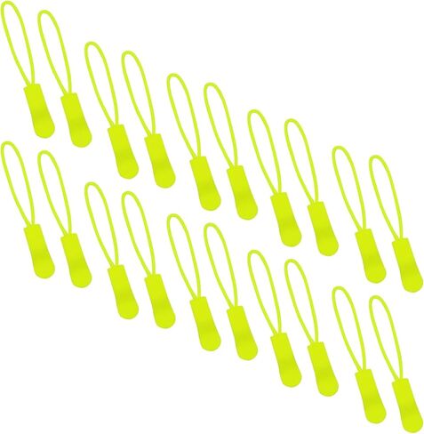 JOSDIOX 20 Pcs Replacement Zipper Pulls Army GreenZipper Pull Cord Extender for Backpacks, Jackets, Luggage, Purses, Handbags (13 Army Green) in Saudi Arabia