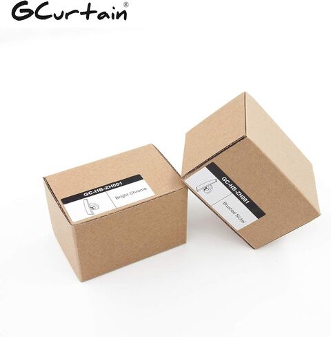 عائق مثبت على الحائط من Waning Moon لألواح الستائر، خطاف ربط، مجموعة من 2، لمسة نهائية من الكروم المصقول in Kuwait