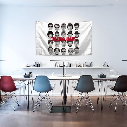 MeGLoB روك باند Talkingl نسيج المغني 3x5 FT Headss الموسيقى المفروشات لغرفة النوم وغرفة المعيشة in Kuwait