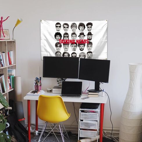 MeGLoB روك باند Talkingl نسيج المغني 3x5 FT Headss الموسيقى المفروشات لغرفة النوم وغرفة المعيشة in Kuwait