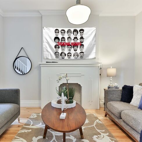 MeGLoB روك باند Talkingl نسيج المغني 3x5 FT Headss الموسيقى المفروشات لغرفة النوم وغرفة المعيشة in Kuwait