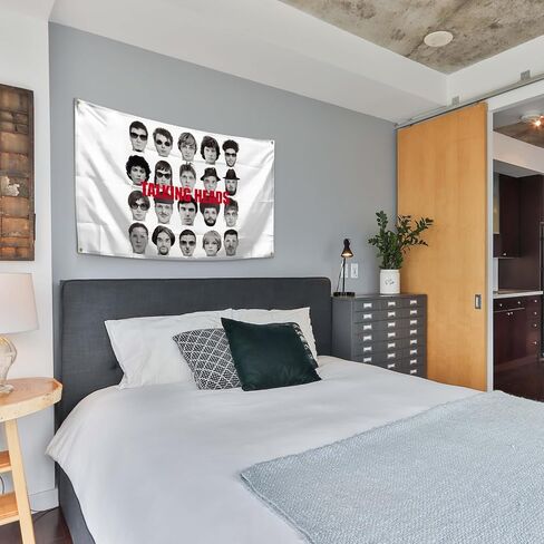 MeGLoB روك باند Talkingl نسيج المغني 3x5 FT Headss الموسيقى المفروشات لغرفة النوم وغرفة المعيشة in Kuwait