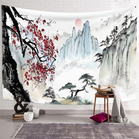 ChloropLastid Inspirational Quotes Tapestry Wall Hanging Black and White Classroom Decor Positive Words Vintage Parchment Bedroom Wall Decor Tapestries for office College Dorm Home 79x59Inch in Saudi Arabia