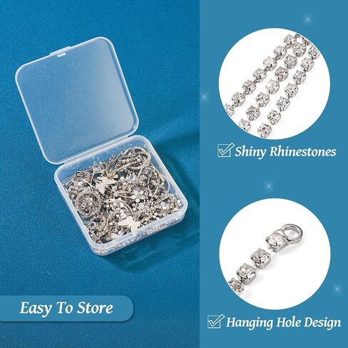 Pandahall 20Pcs Stainless Steel Earring Hooks &16Pcs Brass Sparkling Long Chain Tassel Charm Pendants with & Open Jump Rings for DIY Dangle Earring Pendant Necklace Jewelry Making (Golden) in Saudi Arabia