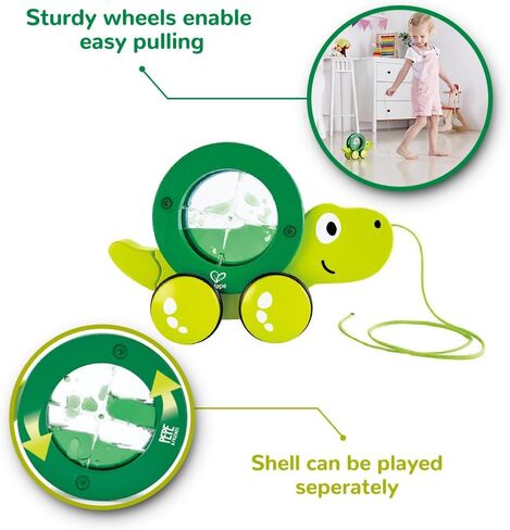 Hape Walk-A-Long Caterpillar Wooden Pull Toy in Saudi Arabia