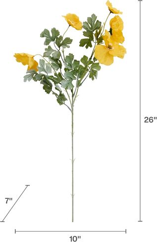 Elements Dogwood Artificial Flower Stems, Fake flowers for Home Decoration, 18x8x36 Inch in Saudi Arabia