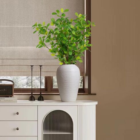 نباتات صناعية، 5 قطع من فروع الصفصاف القابلة للانحناء للمزهرية، 5 قطع من فروع الصفصاف القابلة للانحناء للمزهرية، أعواد أغصان وهمية خضراء لديكور المزهرية، فروع صناعية للنباتات المزيفة لتزيين المنزل في المزرعة والفندق in Kuwait