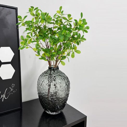 نباتات صناعية، 5 قطع من فروع الصفصاف القابلة للانحناء للمزهرية، 5 قطع من فروع الصفصاف القابلة للانحناء للمزهرية، أعواد أغصان وهمية خضراء لديكور المزهرية، فروع صناعية للنباتات المزيفة لتزيين المنزل في المزرعة والفندق in Kuwait