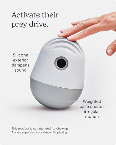 لعبة توزيع حلوى الكلاب FABLE The Puffin Game - ألعاب مكافأة الكلاب - ألعاب مكافأة الكلاب للترفيه التفاعلي والتحفيز الذهني - لعبة مكافأة الكلاب التي تحاكي فريسة الصيد - لعبة موزع طعام الكلاب لوجبة كاملة - أزرق داكن in Kuwait