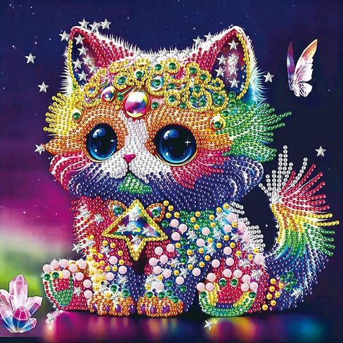 Stalente Diamond Painting Kits for Adults, 5D Special Shape Diamond Art Kits for Beginners, Crystal Rhinestones Diamond Painting for Home Wall Decoration Gift 12×12inch, Sewing Machine in Kuwait