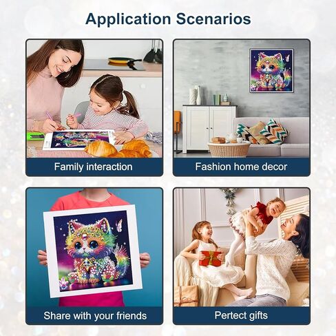 Stalente Diamond Painting Kits for Adults, 5D Special Shape Diamond Art Kits for Beginners, Crystal Rhinestones Diamond Painting for Home Wall Decoration Gift 12×12inch, Sewing Machine in Kuwait