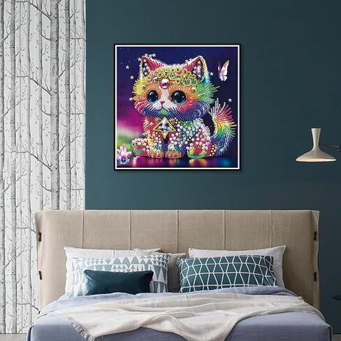 Stalente Diamond Painting Kits for Adults, 5D Special Shape Diamond Art Kits for Beginners, Crystal Rhinestones Diamond Painting for Home Wall Decoration Gift 12×12inch, Sewing Machine in Kuwait