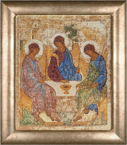 طقم خياطة متقاطعة بنمط سانت جورج والتنين في ايدا من ثيا غوفيرنر - 22.2 سم × 34.2 سم، 18 قطعة in Saudi Arabia
