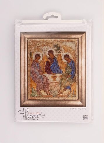 طقم خياطة متقاطعة بنمط سانت جورج والتنين في ايدا من ثيا غوفيرنر - 22.2 سم × 34.2 سم، 18 قطعة in Saudi Arabia