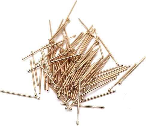 Xiaoyztan 100 Pcs PA11-E 1.3mm Spear Tip 33.3mm Length Metal Spring Pressure Test Probes for PCB Board Round Pogo Pin Tools in Saudi Arabia